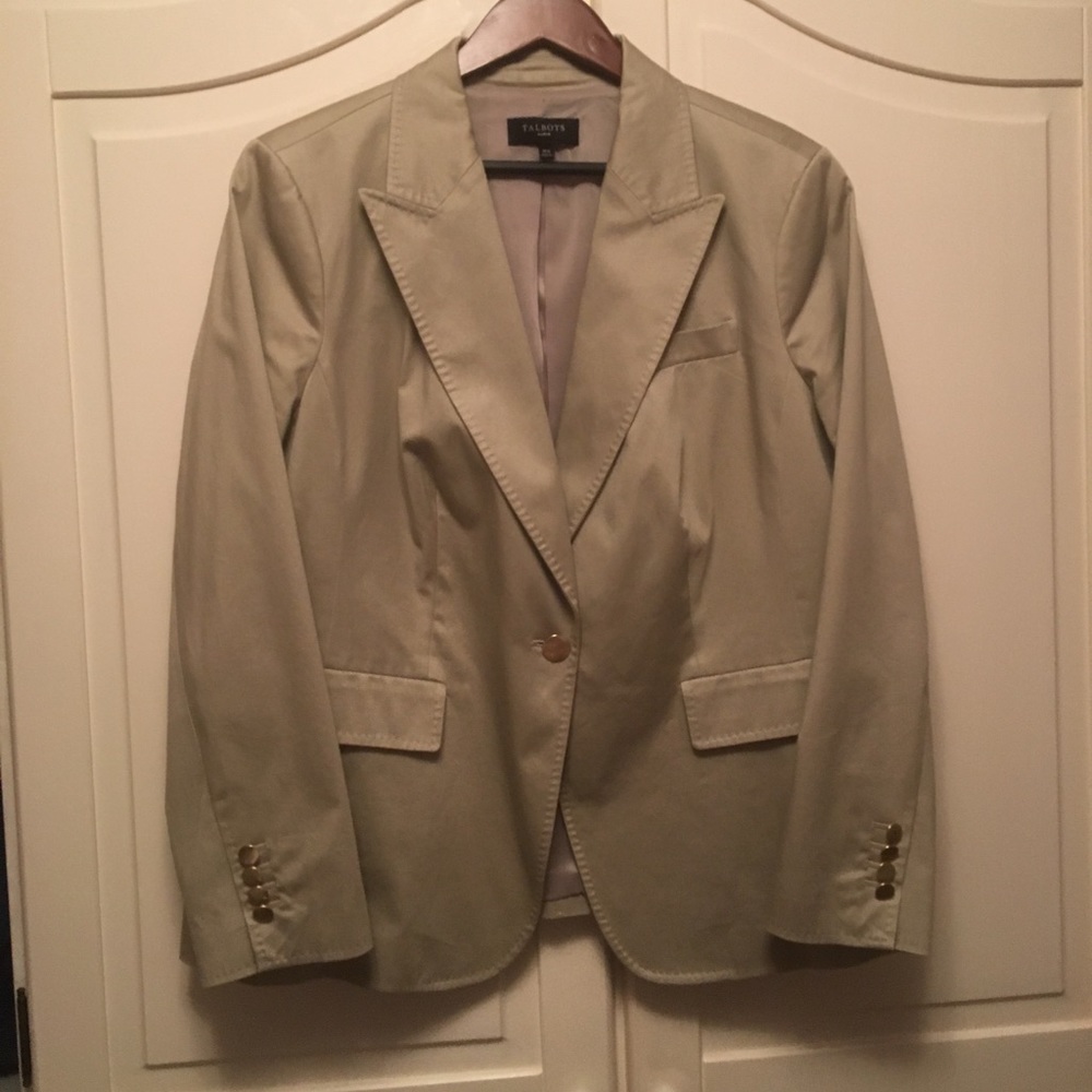 Talbots Kate Fit Sateen Blazer